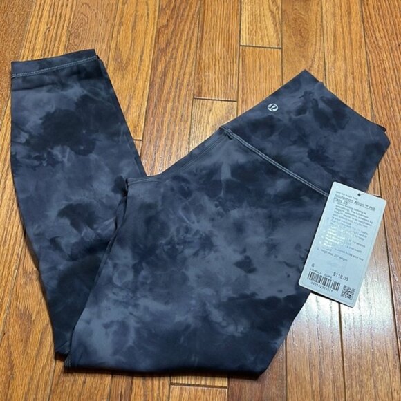NWT lululemon align HR pant 25” diamond dye pitch graphite grey - Picture 10 of 11